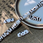 天然老玛瑙13 35mm天珠老形珠散珠手工diy串珠项链饰品配件X662