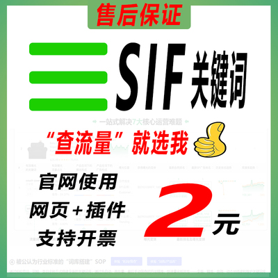 SIF插件账号卖家精灵会员一年充值数据分析工具h10亚马逊选关键词