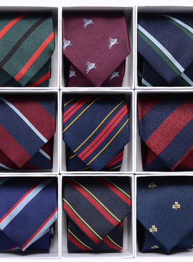 Delisle高端品牌真丝衬衫领带男正装手打 复古英伦轻奢潮商务休闲