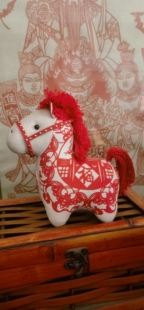 26马年非遗文创礼品原手工布偶马上有钱伴手礼diy 新年礼物布艺