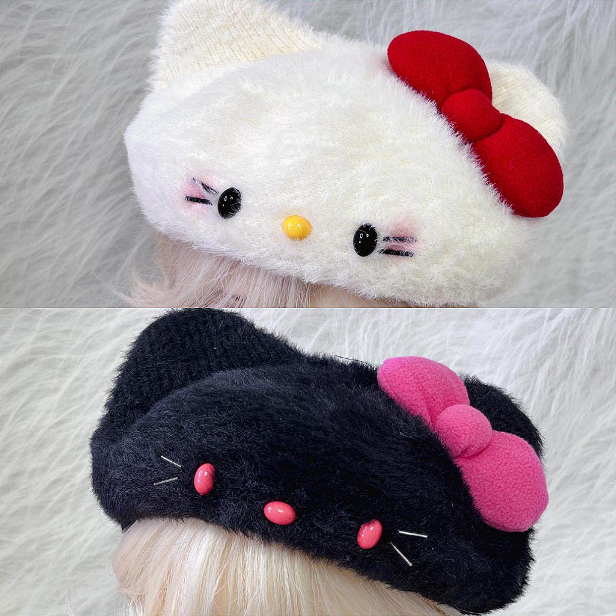 特价 日系猫咪耳朵蝴蝶结原宿Y2K女可爱软妹画家秋冬显脸小贝雷帽,服饰配件/皮带/帽子/围巾,帽子,淘宝优惠券,粉丝福利购,淘宝优惠卷