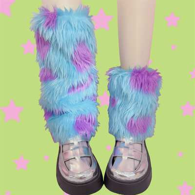 日系原宿decora彩色袜套