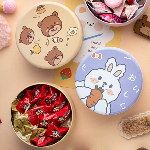 Кролик, детская подарочная коробка, жестяная коробка, подарок на день рождения