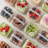 Мусс, прозрачная подтягивающая коробка, пакет, наклейка