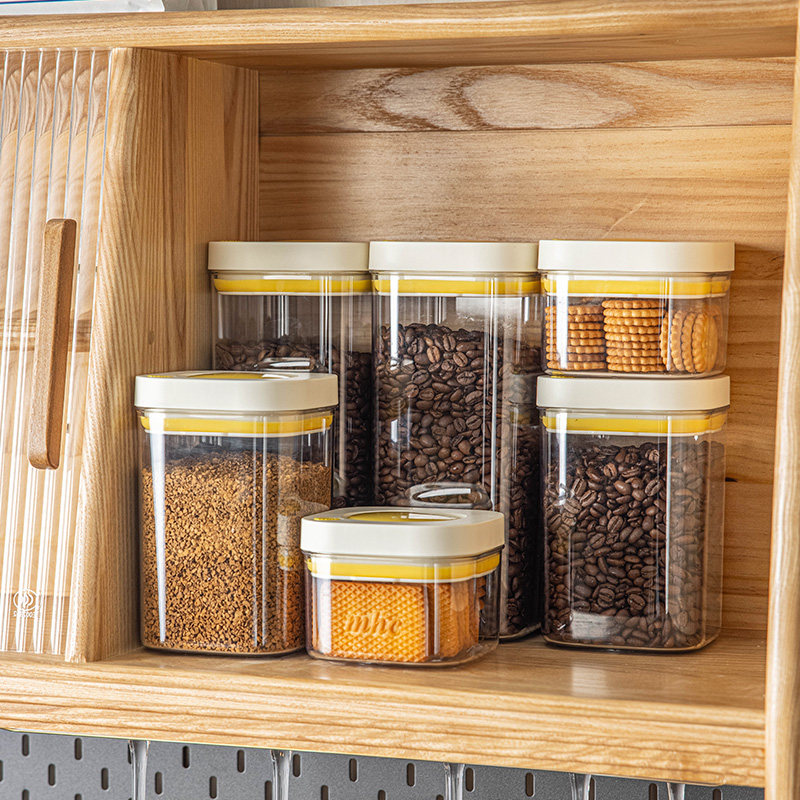 密封罐食品级收纳盒子咖啡豆子坚果五谷杂粮厨房饼干香料分装家用