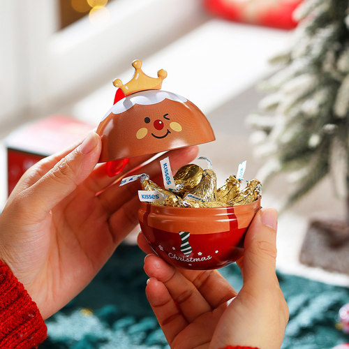 美涤圣诞小圆球铁罐子马口铁盲盒