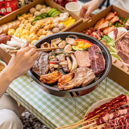 烧烤架子一次性户外烤盘便携家用