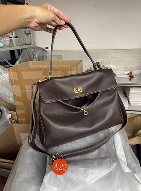 高货 2.2mm 厚皮 头层牛皮35cm Redeo 女包斜跨包 A22