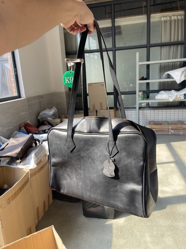 K97 树羔植鞣 头层牛皮 维多利亚大保龄球包 36cm大枕头包
