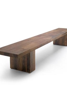 北欧实木长凳子设计师个性家具简约现代家用换鞋凳休息穿鞋凳餐凳