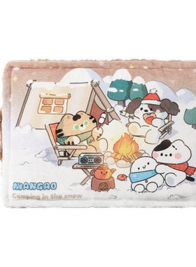 niangao年糕宠物毛毯雪地露营小毛毯电热绒毯猫狗可拆卸保暖舒适