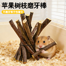 冠之亚苹果树枝磨牙棒小仓鼠零食磨牙棒不伤牙鼠类零食磨牙玩具
