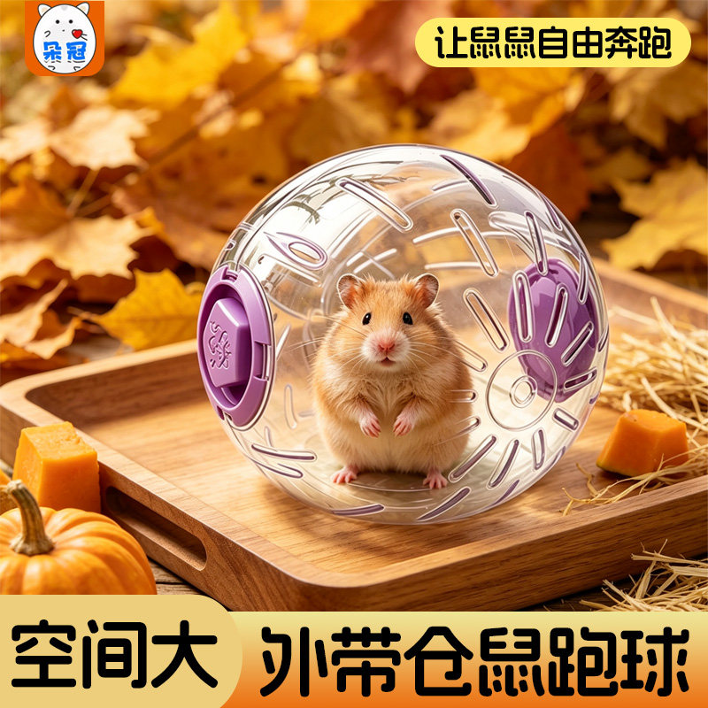 朵冠仓鼠跑球滚轮运动玩具