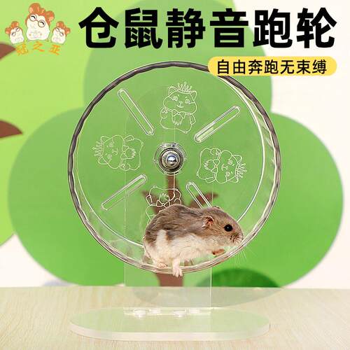 仓鼠跑轮透明转轮静音滚轮玩具