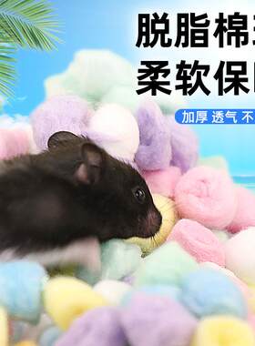 仓鼠棉花棉球冬季保暖冠之亚