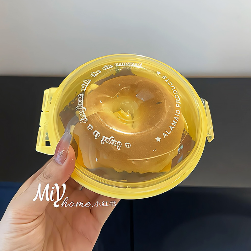 加热加厚贝果早餐饭盒