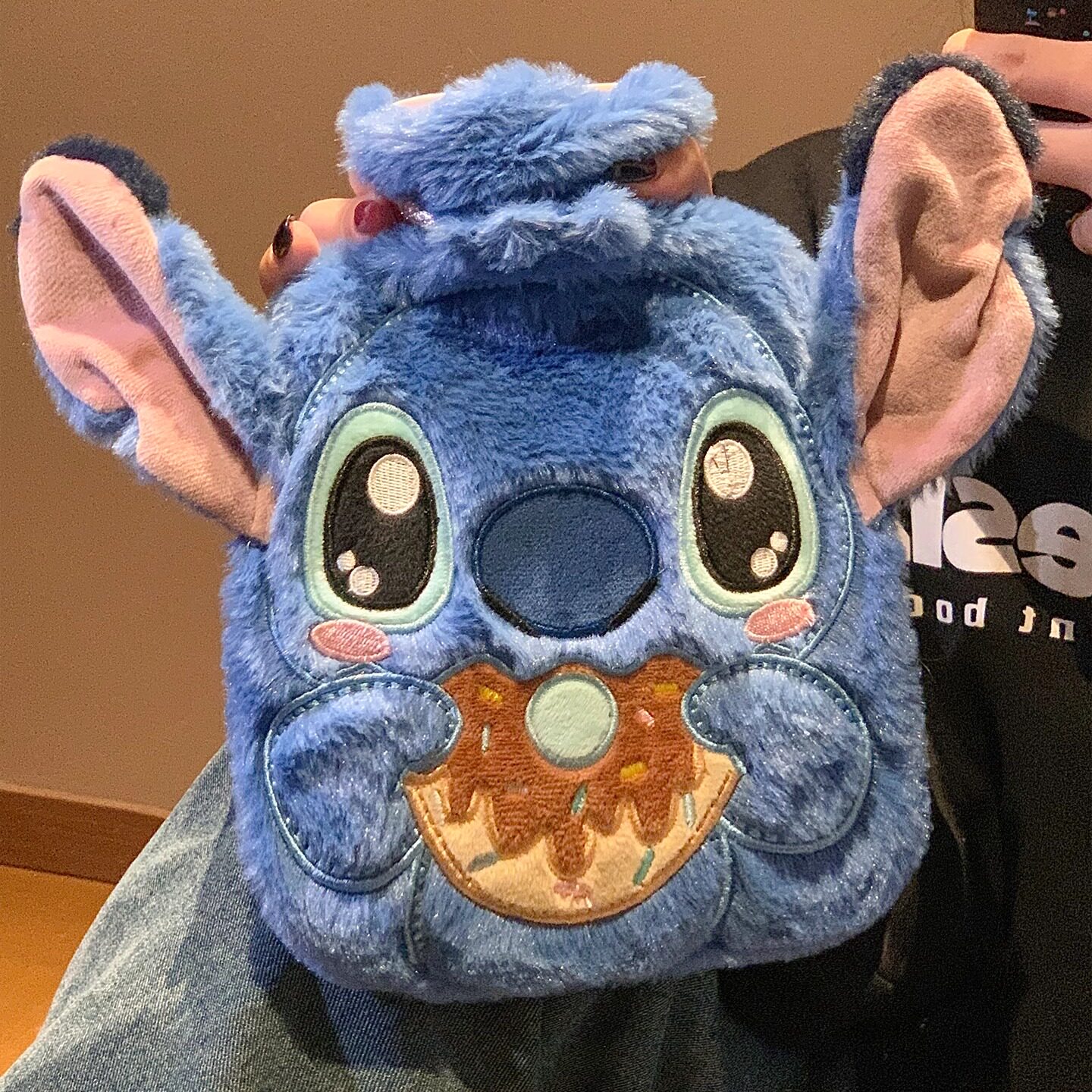 史迪仔毛绒冲水热水袋卡通暖水袋注水加厚防爆插手暖手宝学生专用,居家日用,热水袋,淘宝优惠券,粉丝福利购,淘宝优惠卷