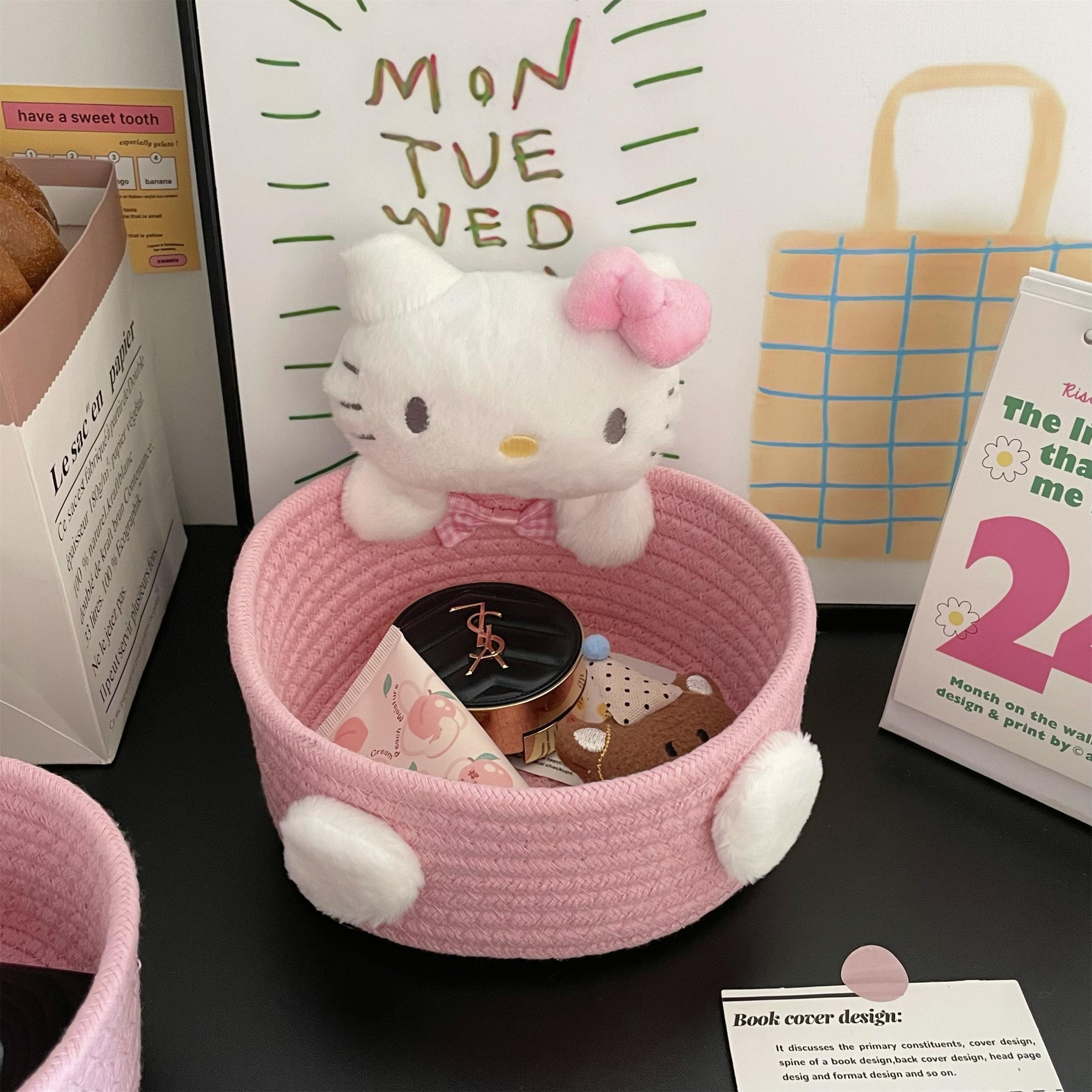 hellokitty化妆品收纳筐