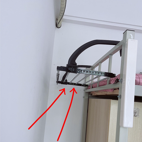 宿舍床头床尾挂衣架收纳架