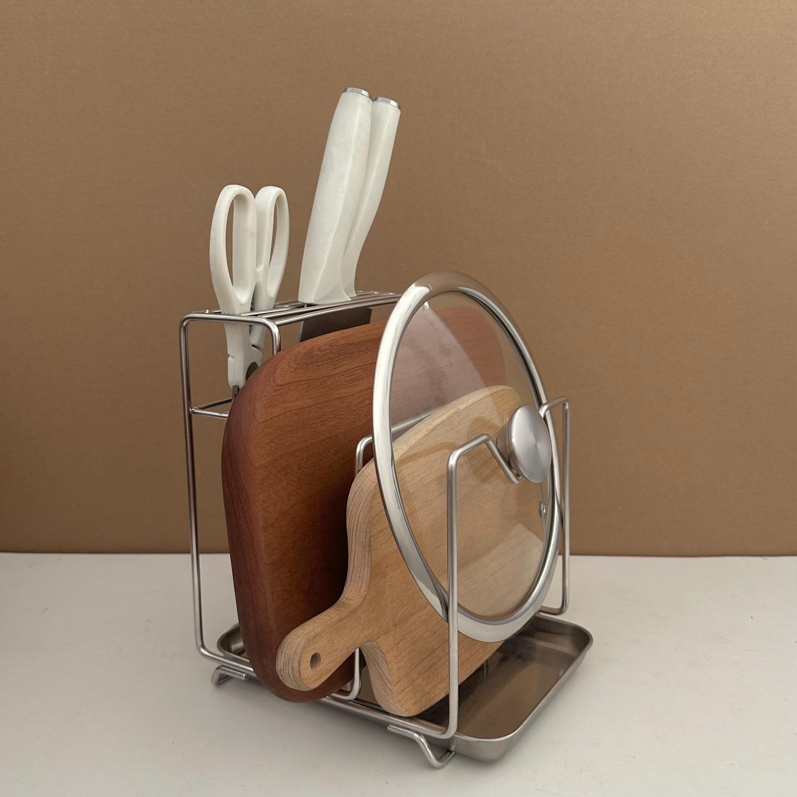 304不锈钢菜板刀架一体