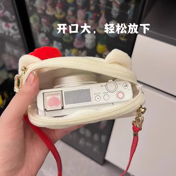 helloKitty防摔ccd收纳包外出便携可爱零钱包口红眼影学生补妆包
