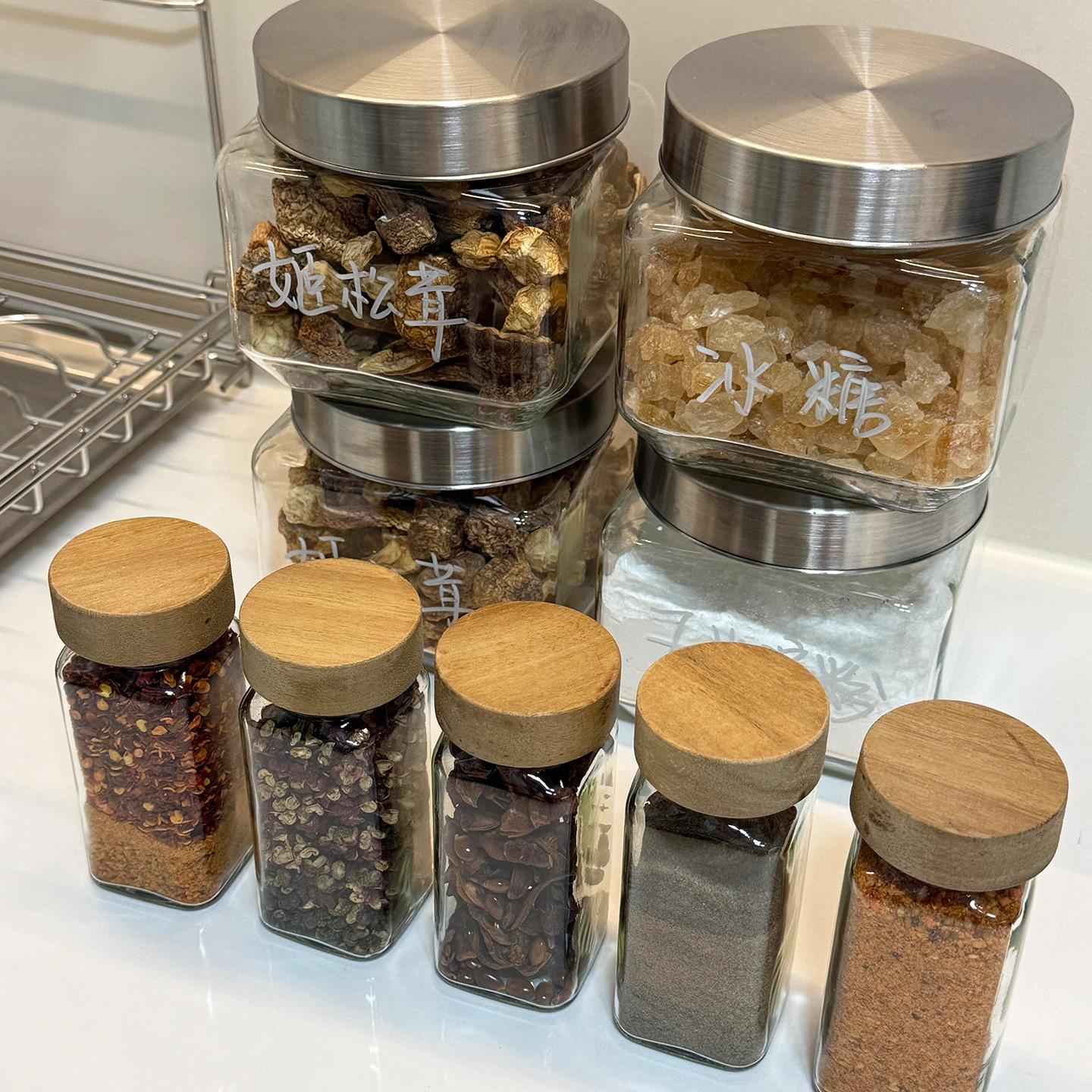 食品级透明防潮调料罐