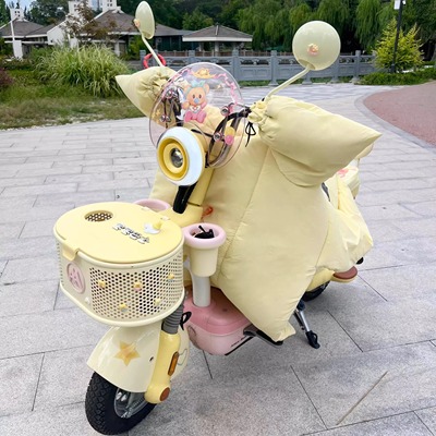 电动车护肩护脖挡风被