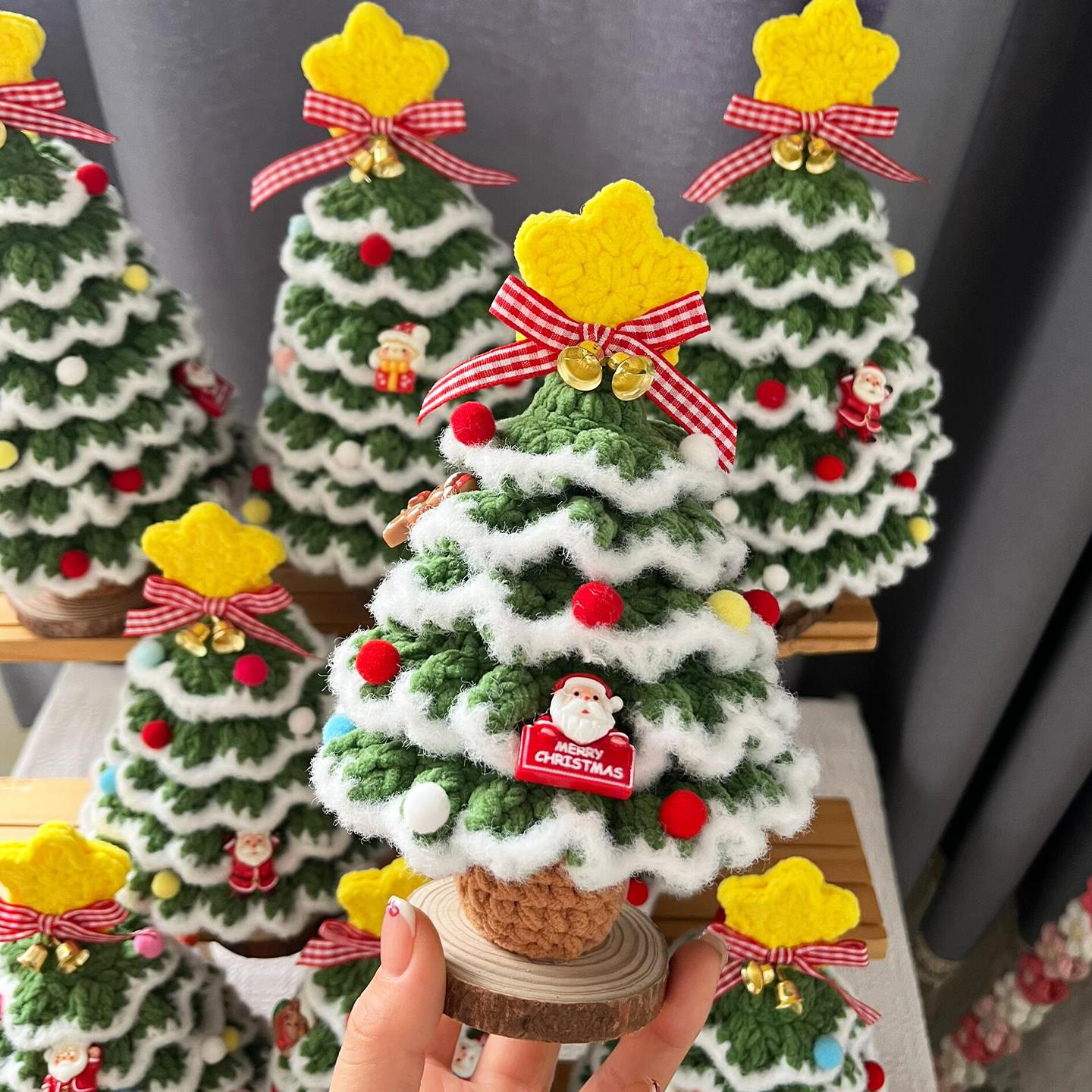 迷你圣诞树客厅桌面摆件