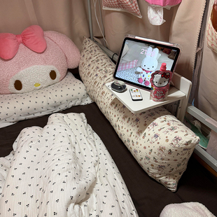 大学生宿舍床上桌可折叠悬空侧边上下铺床边小型电脑桌寝室小桌子
