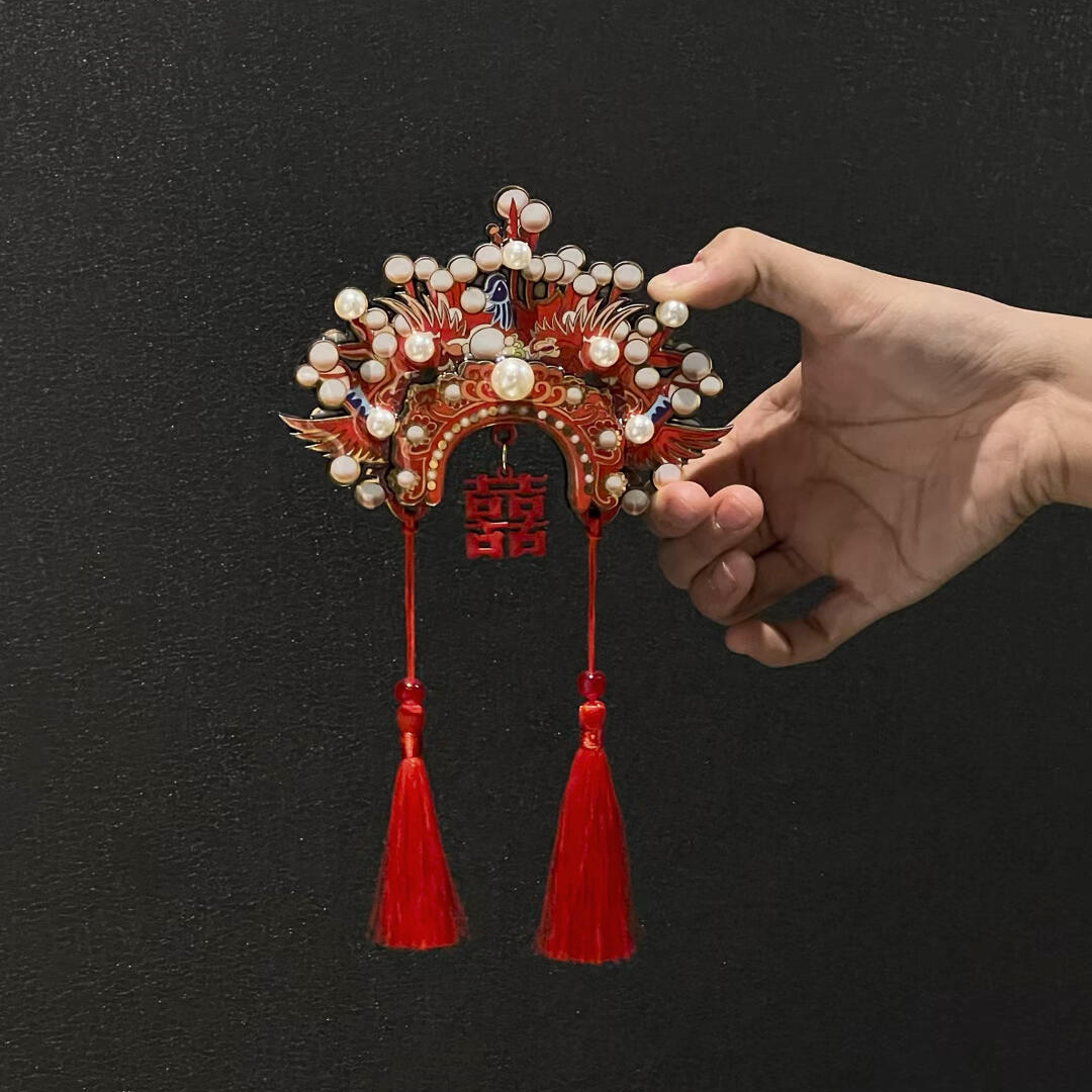 凤冠管帽新磁吸冰箱贴
