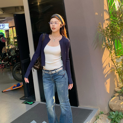 E7Q8显瘦辣妹纯欲风两件套