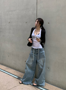 E7Q8 韩系纯欲辣妹冰丝吊带开衫两件套女百搭修身显瘦防晒小上衣