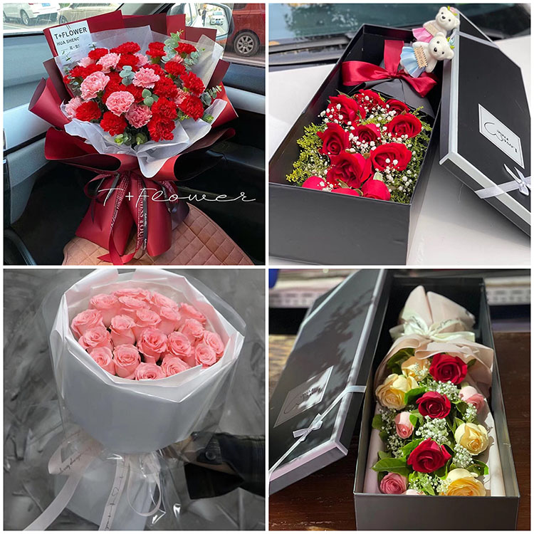 南通市启东市海门市如皋市同城鲜花速递女神节玫瑰花束送老婆长辈