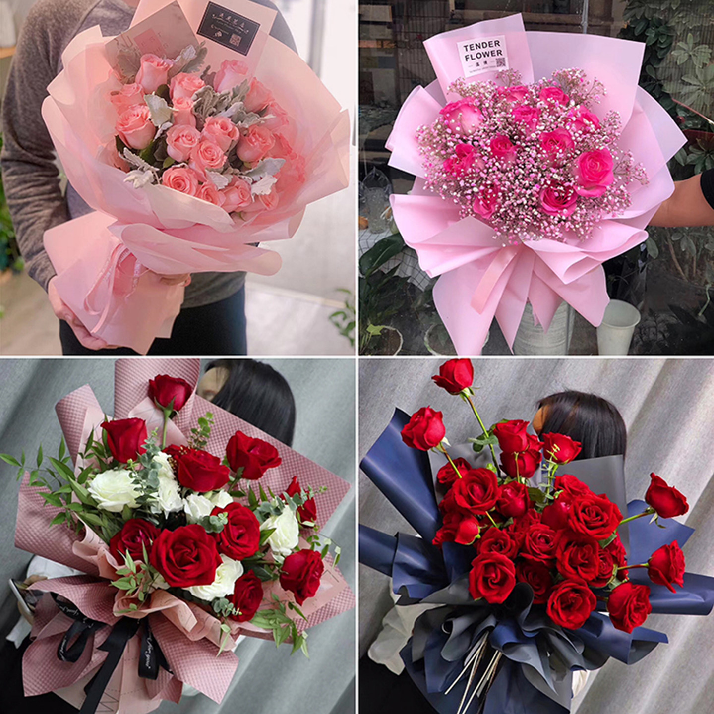 中山古镇镇横栏镇三角镇同城鲜花速递七夕表白玫瑰花束送女友老婆