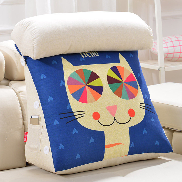 三角靠垫枕头靠枕床头腰靠家用客厅沙发大靠背中式单人|msdalam kategori rumah Fabrik, bantal/bantal - dari Buy2taobao.com untuk memberikan perkhidmatan ejen Taobao profesional membeli