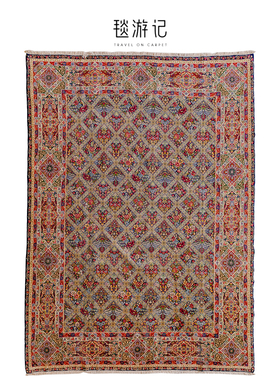 毯游记 伊朗KERMAN手工羊毛地毯客厅进口别墅美式欧式波斯80557