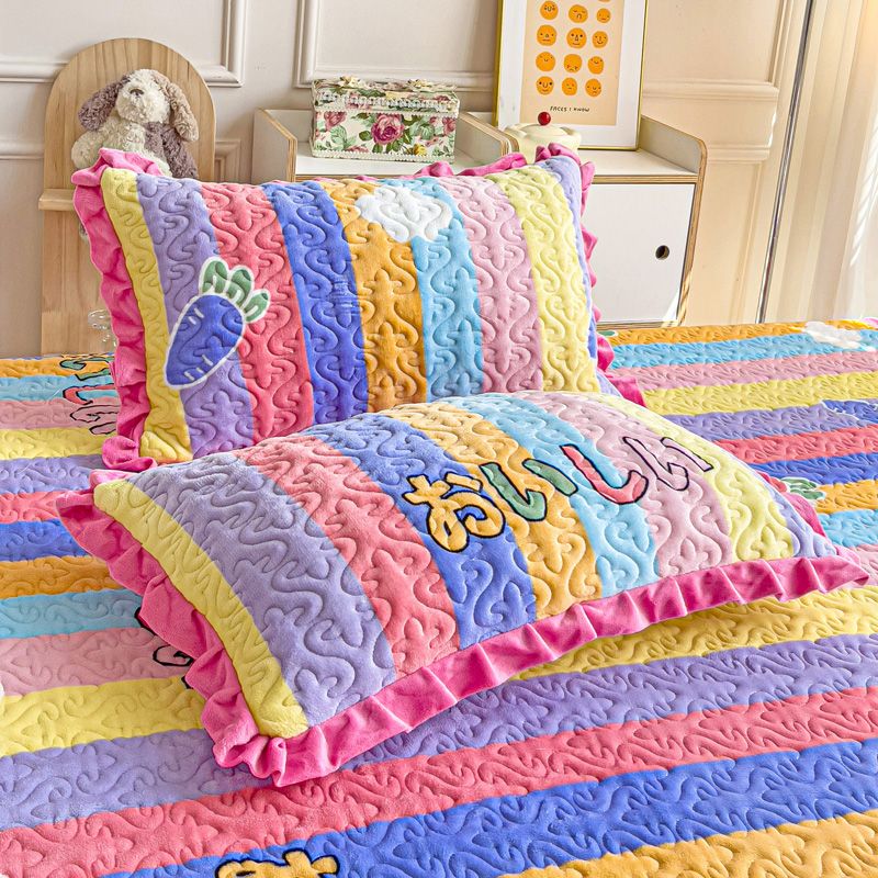 枕芯套棉枕头套牛奶绒