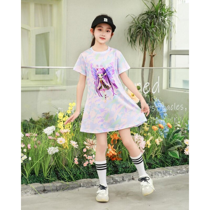 女童夏季连衣裙薄款球服运动裙2026新款洋气休闲户外中大童裙子潮