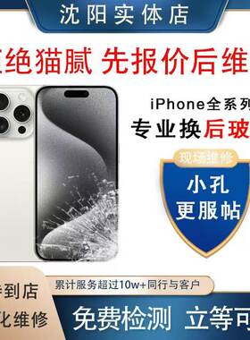 苹果14pm13pro 12promx 11 15 iphonexsmax 16换小孔后玻璃后盖