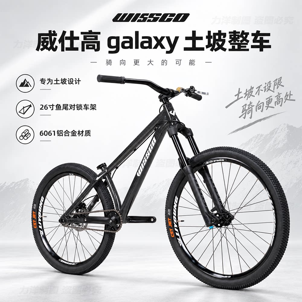 WISSCOGALAXY26寸土坡车整车