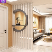 北欧烤漆屏风隔断客厅装 饰玄关入户进门现代简约轻奢风小户型屏风