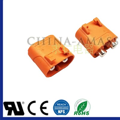 Amass新品直流插头 LCB40PB-M公头平替泰科安德森MOLEX进口连接器