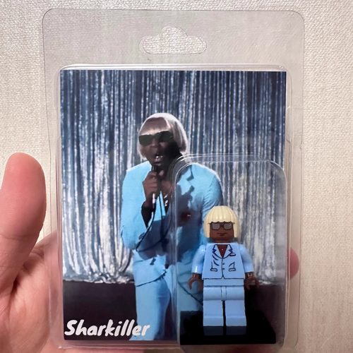 Tyler,The Creator积木泰勒《IGOR》积木挂件Sharkiller积木人仔