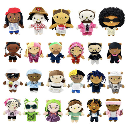 欧美hiphop凯蒂猫公仔法海泰勒ts碧梨公鸭xxx麻辣鸡果汁sza公仔