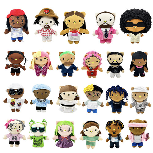 欧美hiphop凯蒂猫公仔法海泰勒ts碧梨公鸭xxx麻辣鸡果汁sza公仔