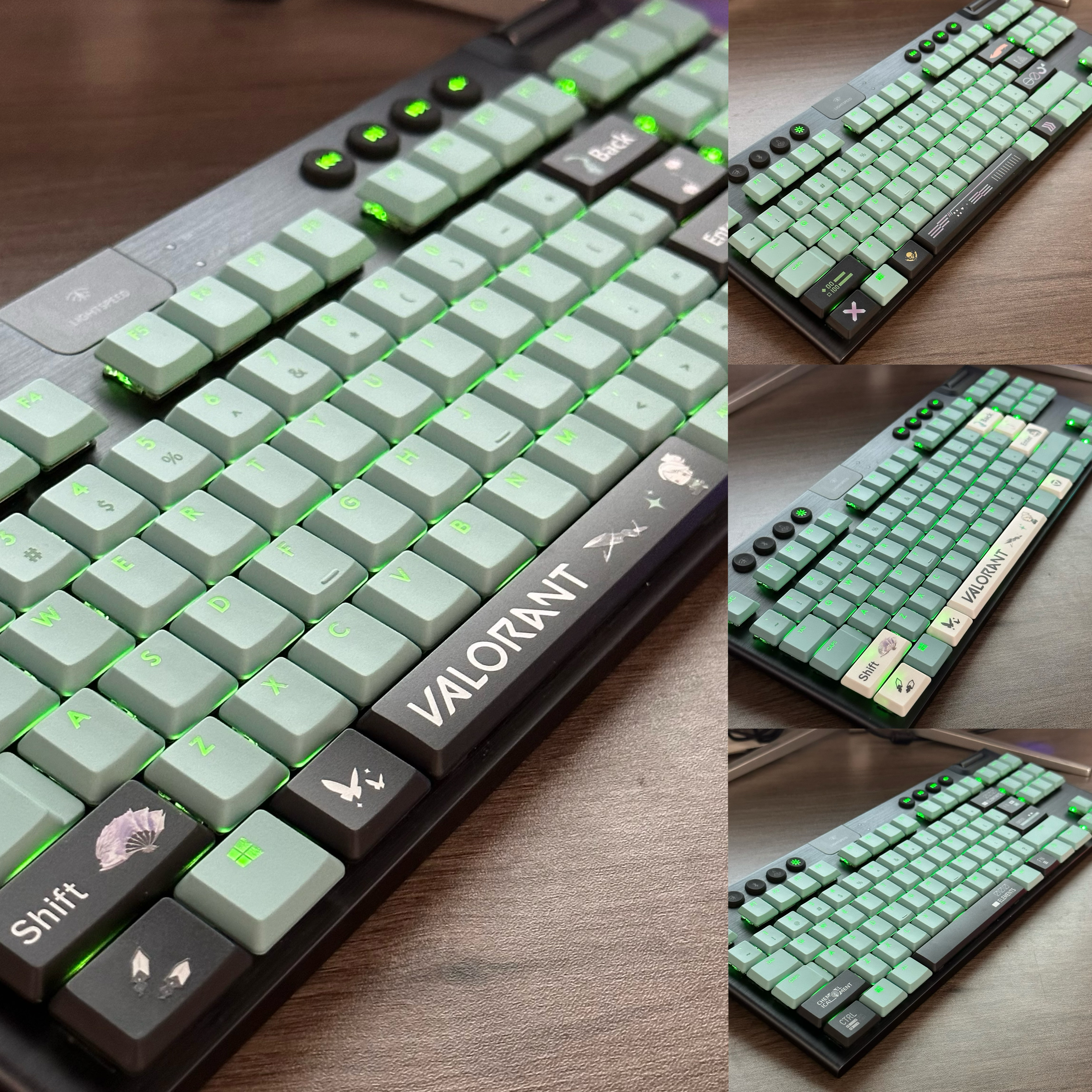 G913TKL绿色无畏契约主题键帽