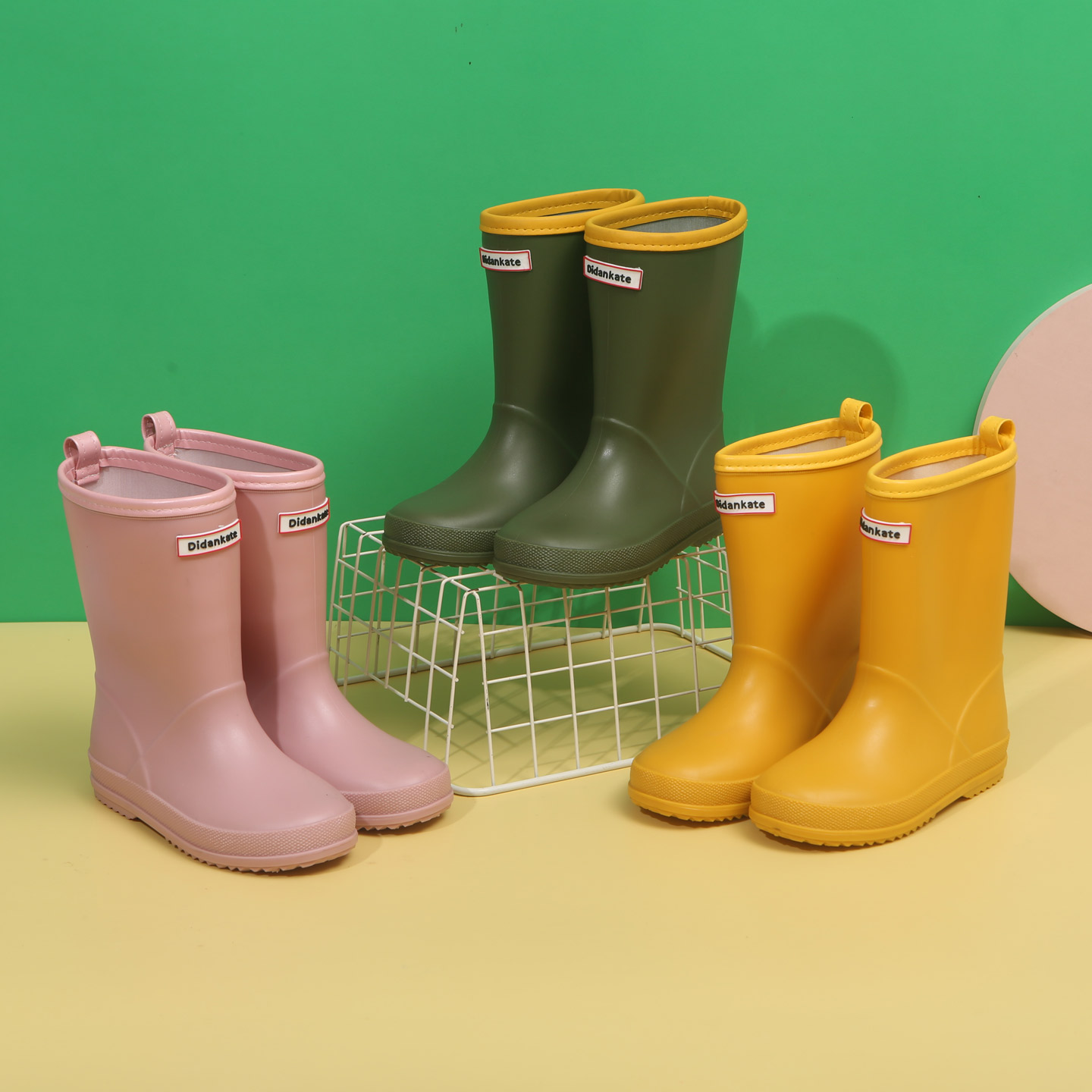 5-11岁左右男女孩雨鞋