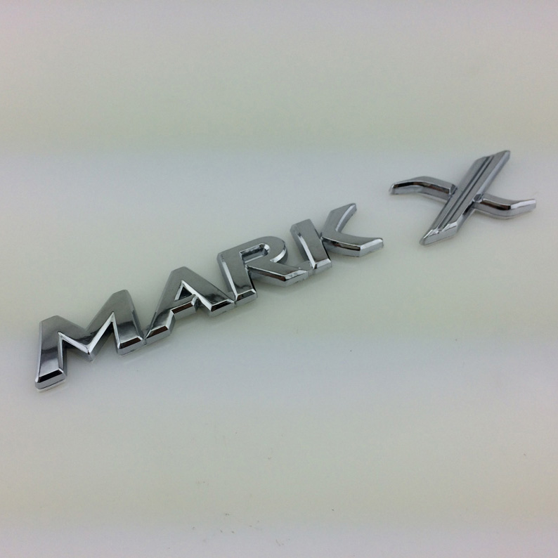 新老款REIZ改装後车标贴 MARK-X字母车标MARKX英文後备尾箱标志