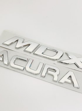 讴歌ACURA车标阿库拉英文字母标志MDX/RDX/TLX/ZDX后备尾箱标