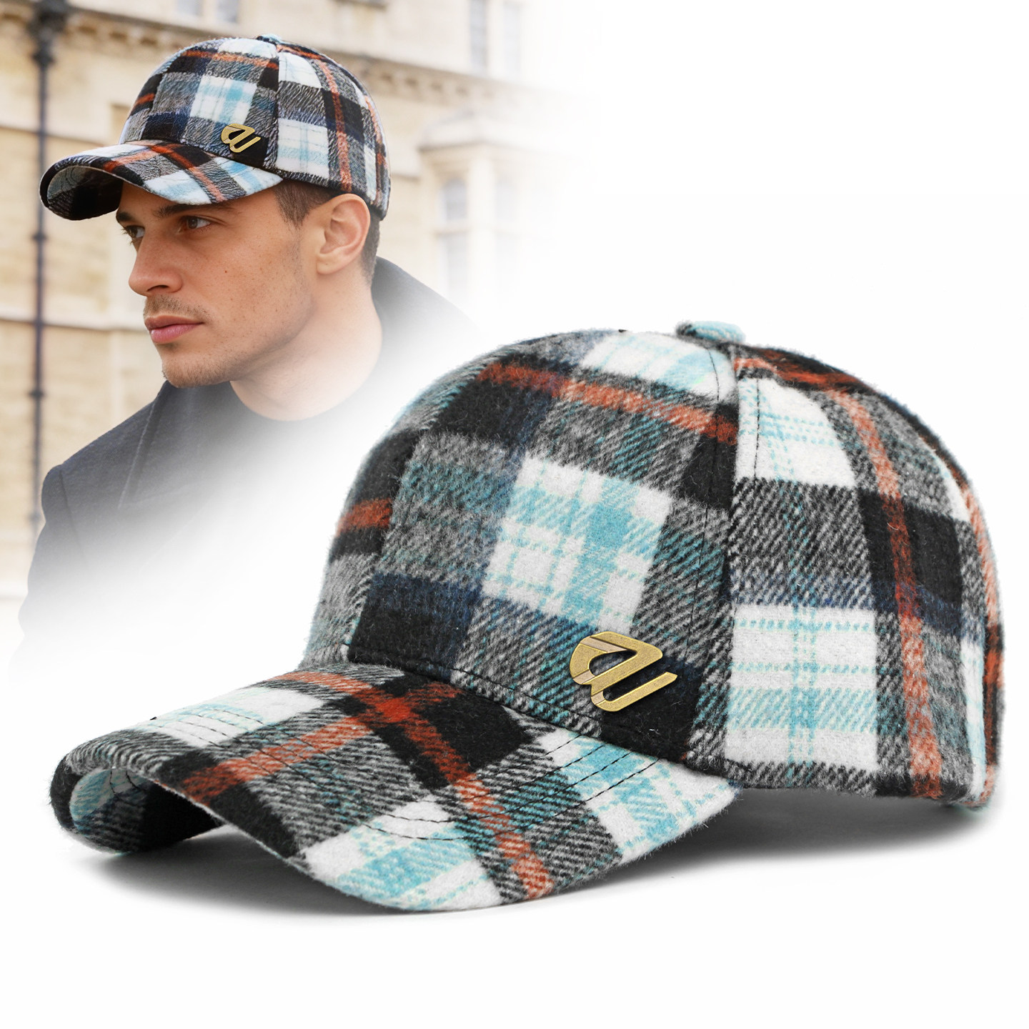 路瓦秋冬新款高级帽子男硬顶保暖毛呢棒球帽男士洋气时尚鸭舌帽潮,服饰配件/皮带/帽子/围巾,帽子,淘宝优惠券,粉丝福利购,淘宝优惠卷